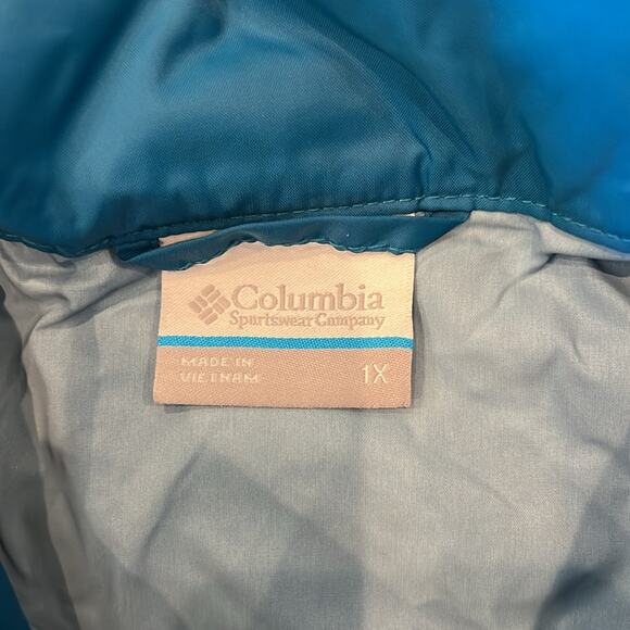 NWOT Columbia Switchback III Waterproof Teal Blue Jacket Women's Size 1X - Picture 7 of 9